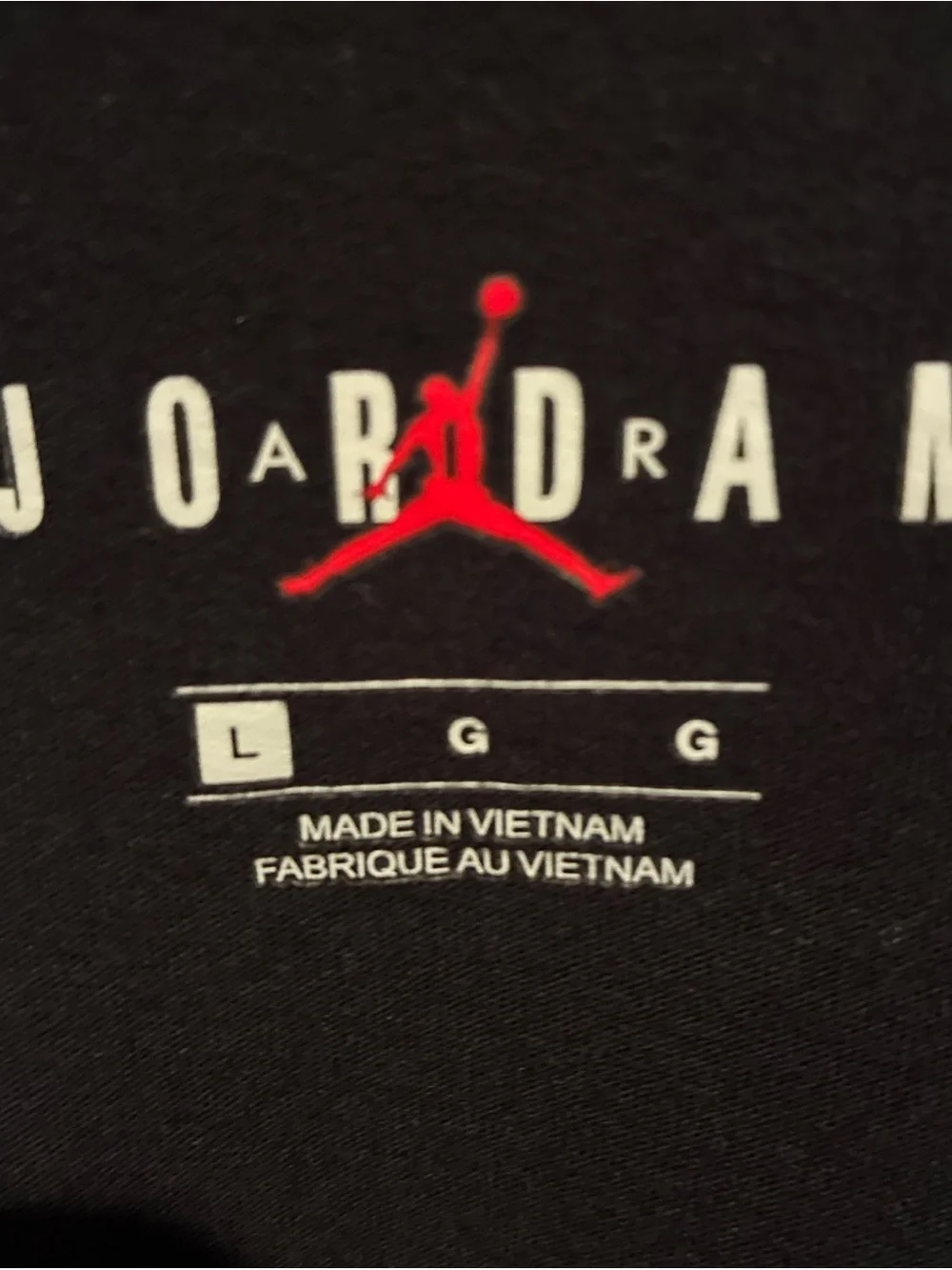Jordan Black Long-Sleeve Tee with Multicolor Arm Graphics